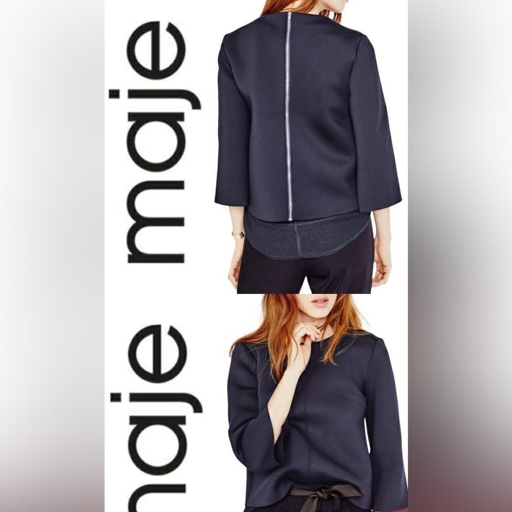 Maje neoprene top Size 2